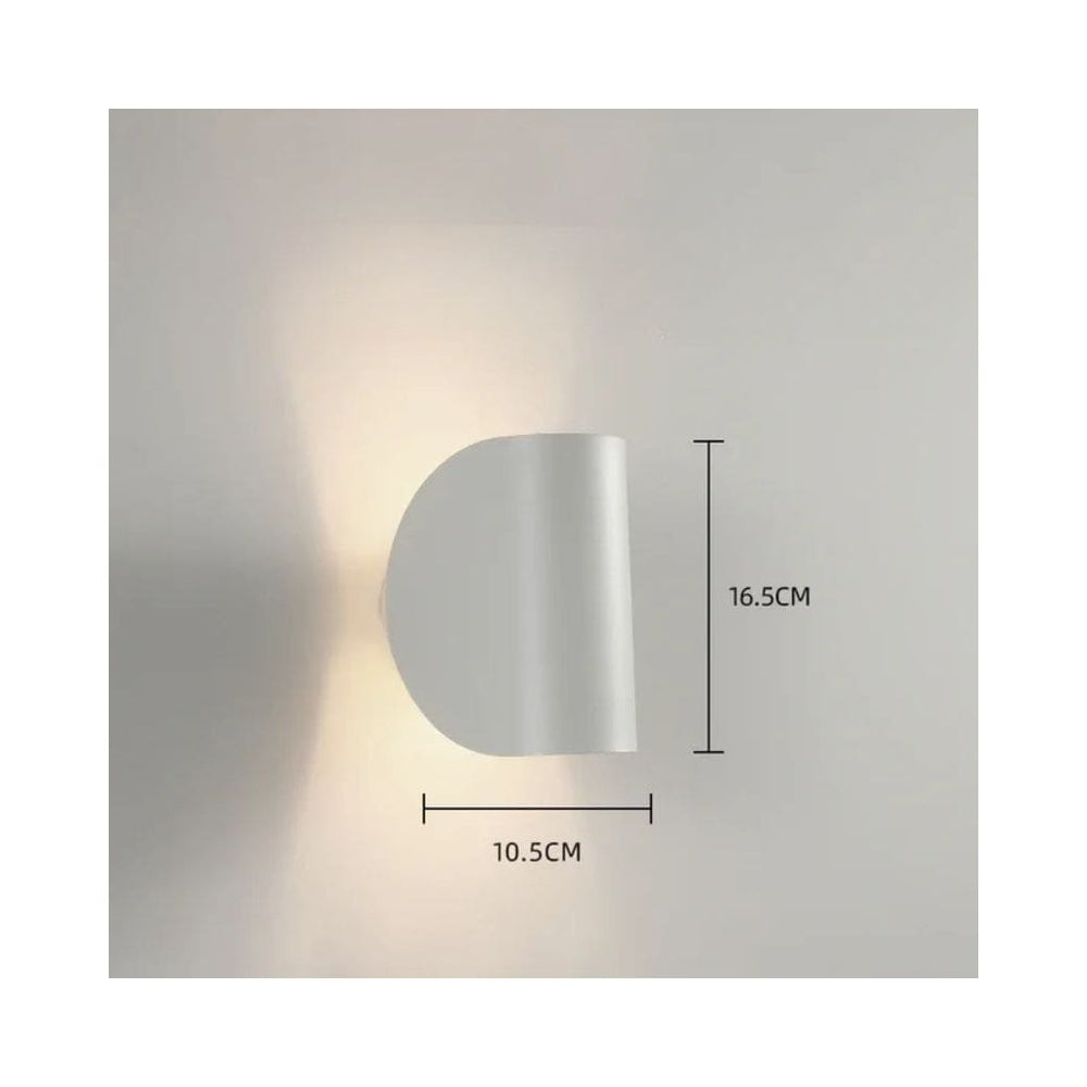 Luce murale creativa rotativa a LED MAKARON