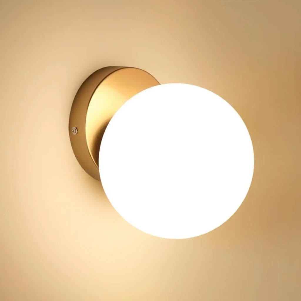 Elegante luce della parete di vetro