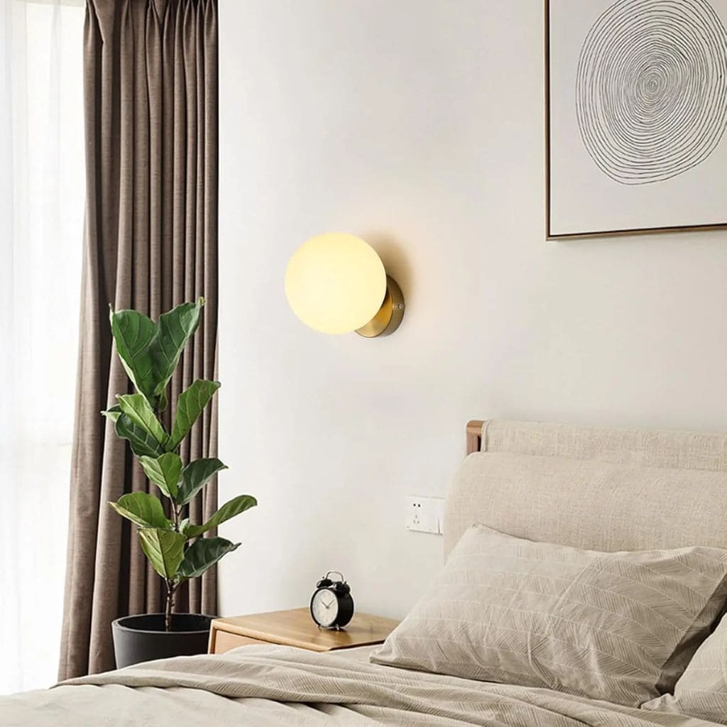 Elegante luce della parete di vetro