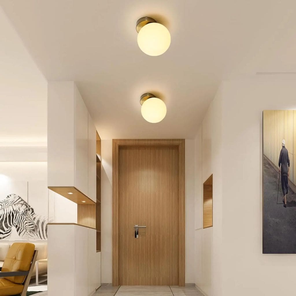 Elegante luce della parete di vetro