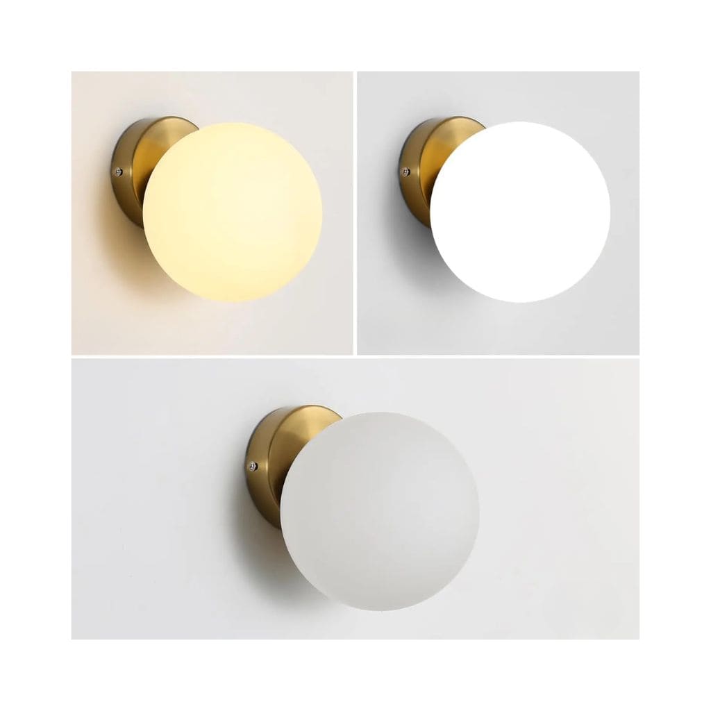 Elegante luce della parete di vetro