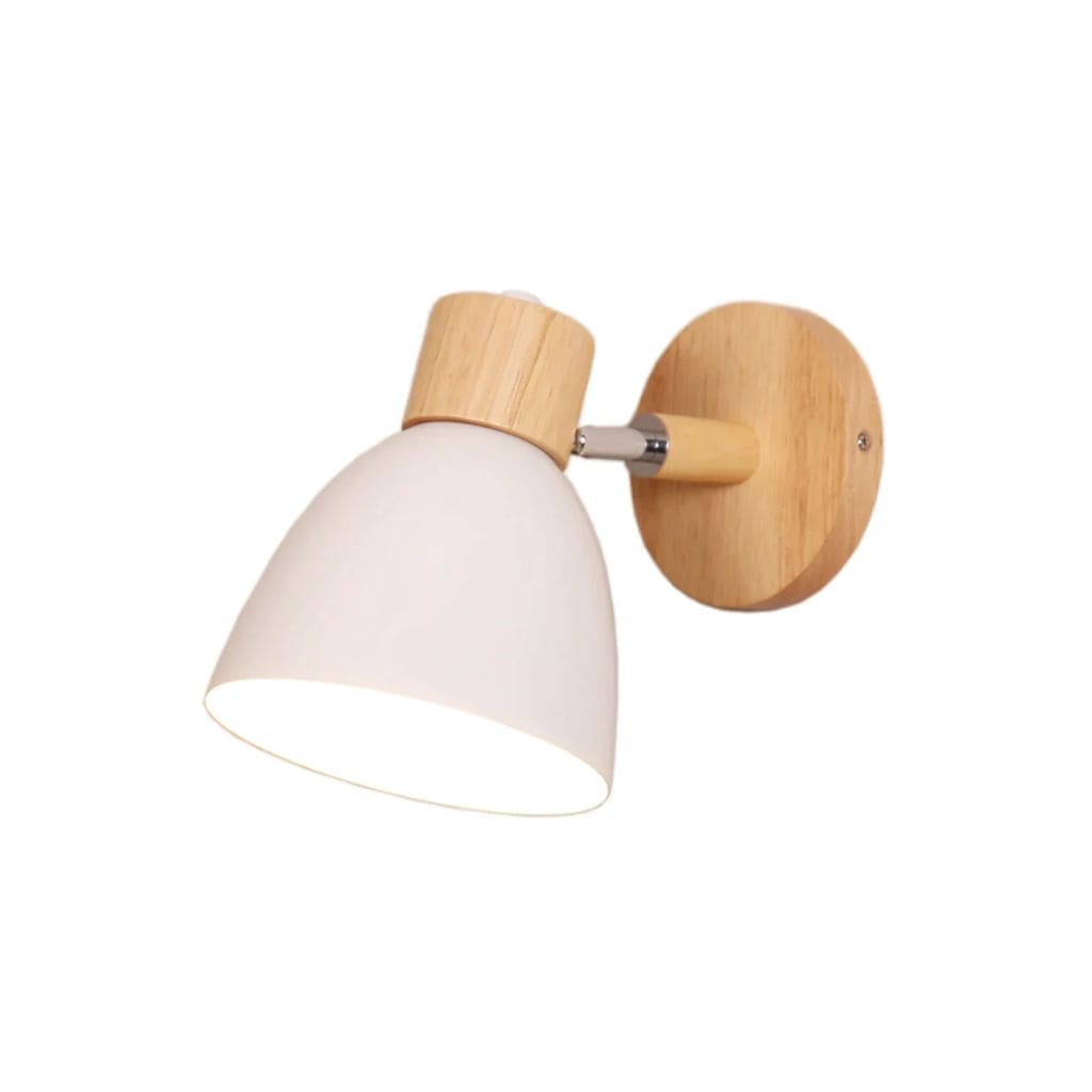 Luce a parete a LED nordica in legno massiccio