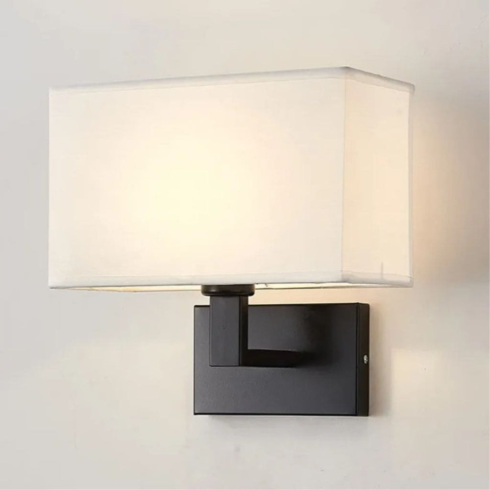 Luce murale a parete a LED in tessuto in stile moderno minimalista