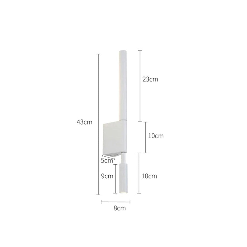 Luce murale di lettura a LED moderna