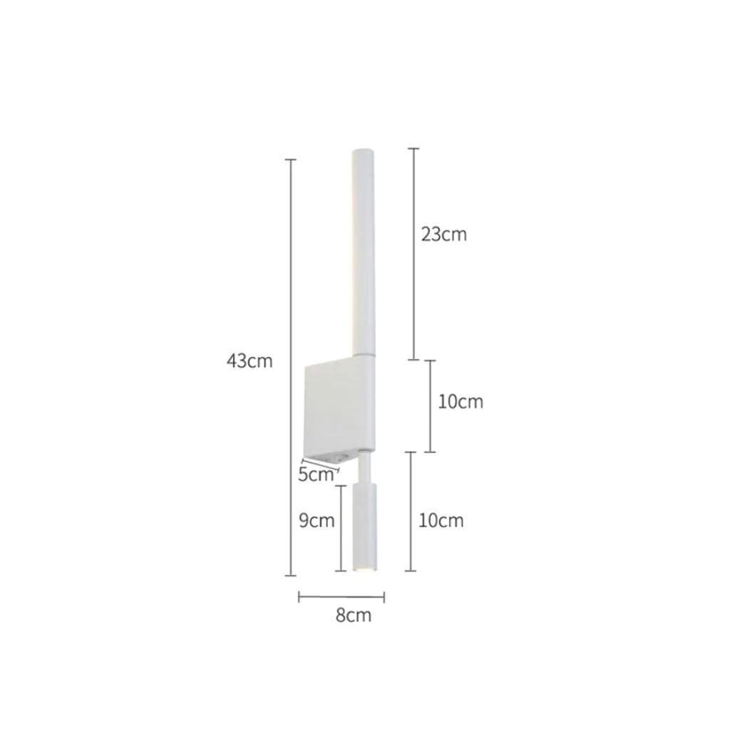 Luce murale di lettura a LED moderna