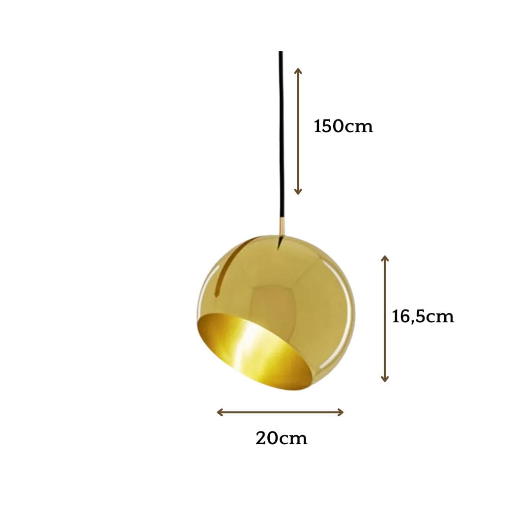 Lampada per emisfero a LED moderno