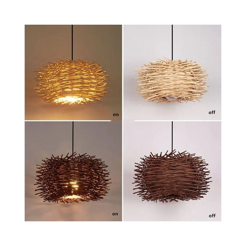 Lampada sospesa rattan giapponese