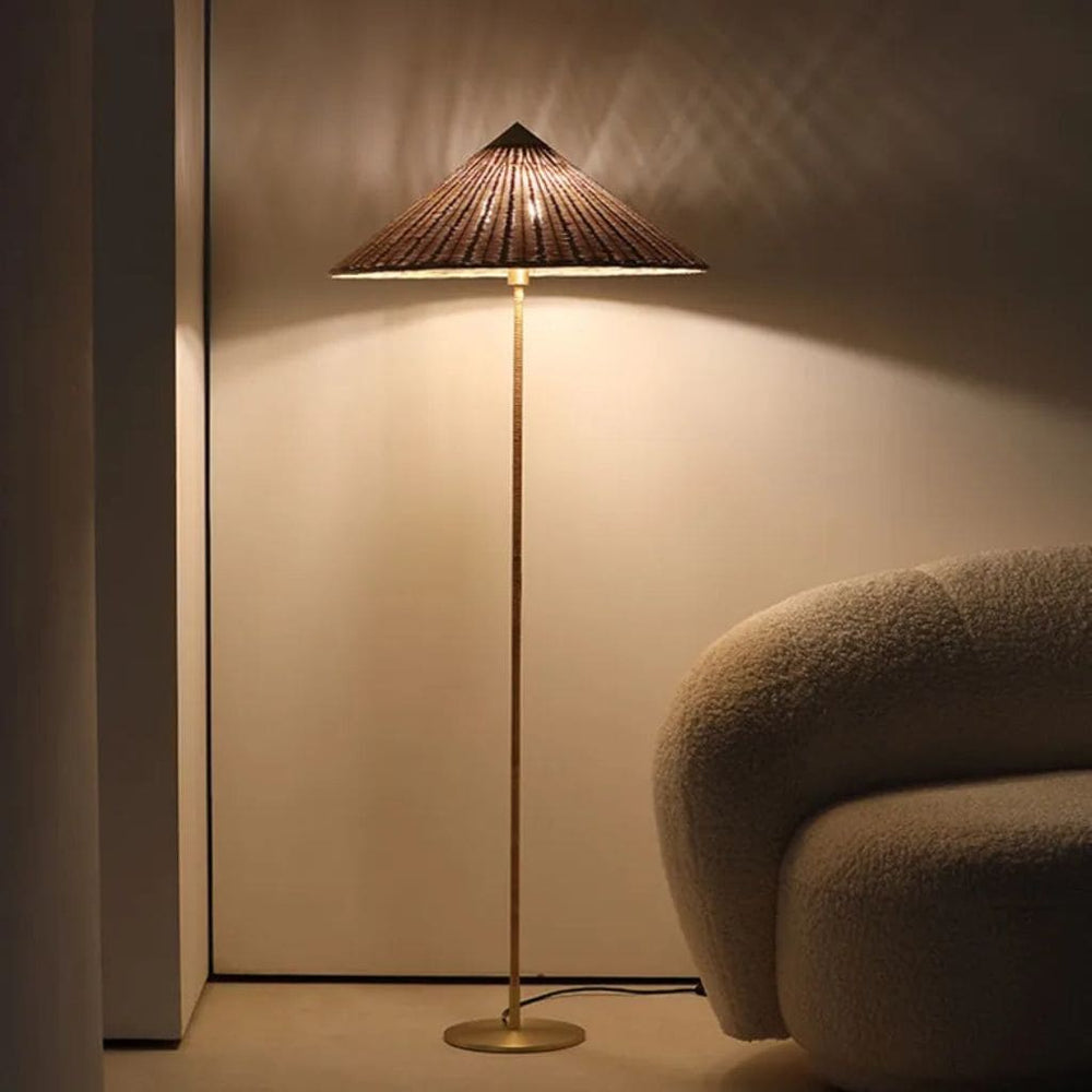 Lampada da pavimento Nordic Wabi Sabi a LED