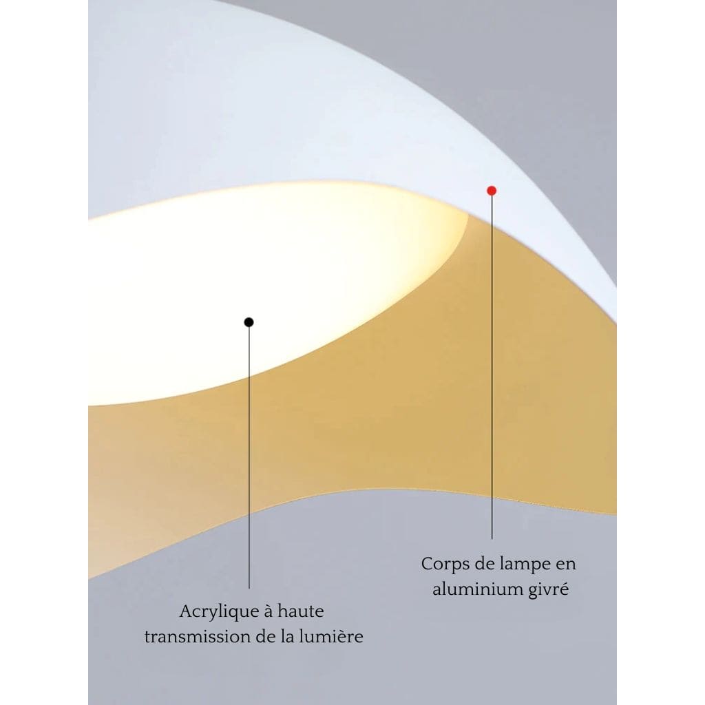 Luci appese a led semplici e raffinati