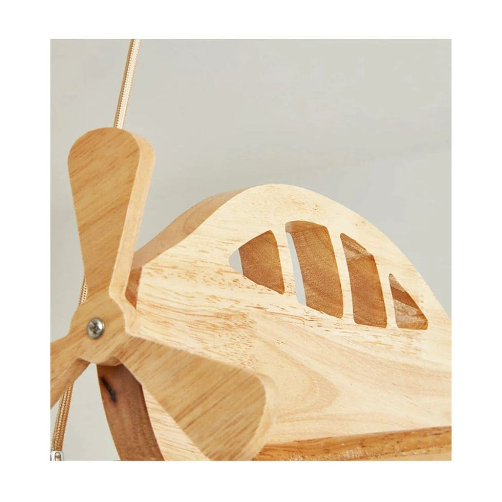 Lampadario dell'aeromobile in legno per bambini