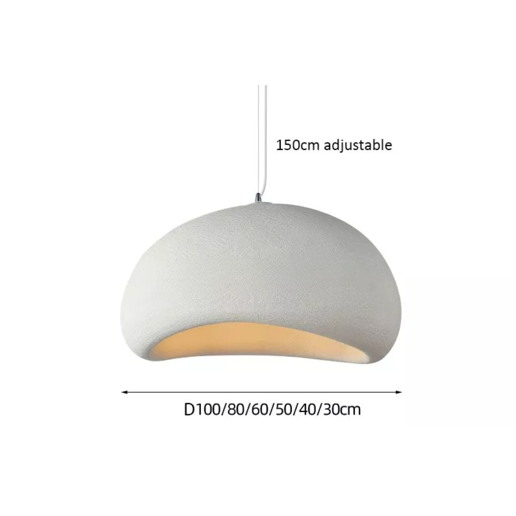 Lampadario wabi moderno e minimalista moderno e minimalista giapponese