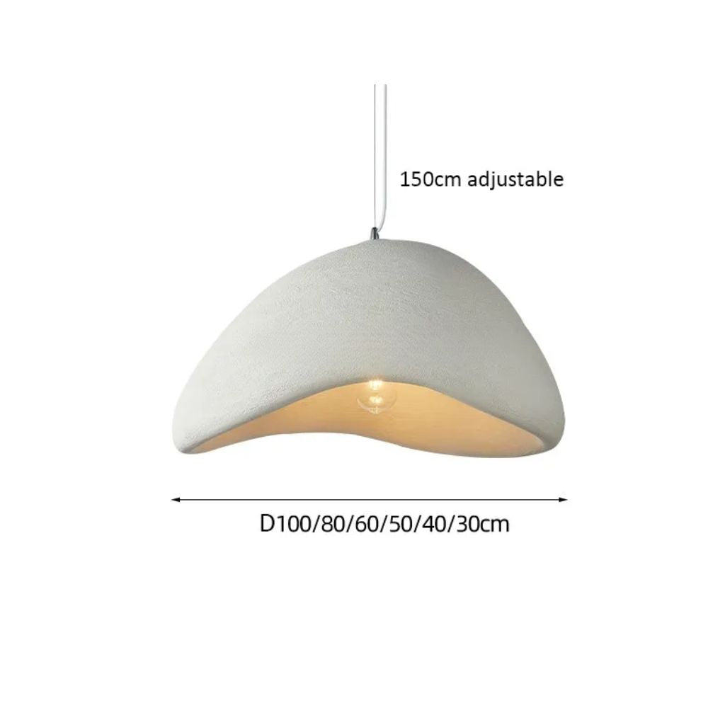 Lampadario wabi moderno e minimalista moderno e minimalista giapponese