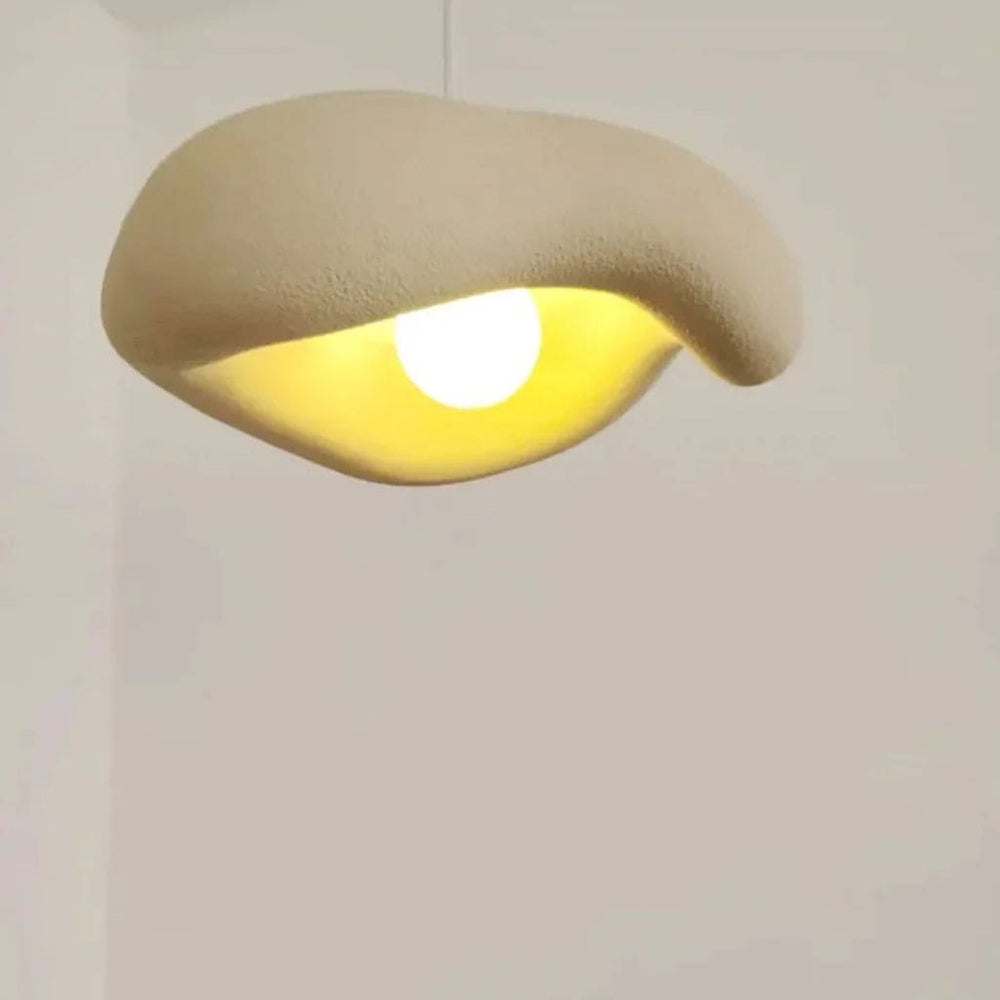 Lampadario a led wabi-sabi minimalista