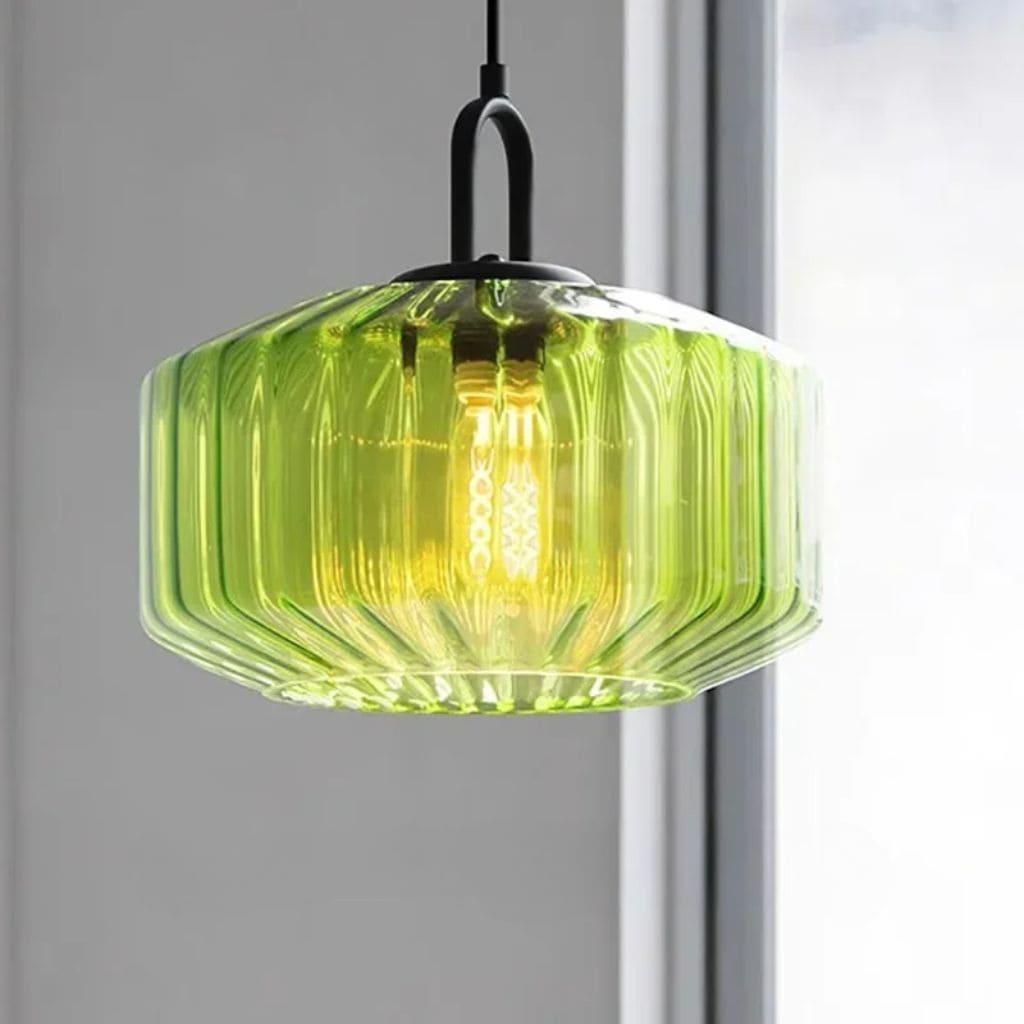 Lustre di vetro nordica in vetro