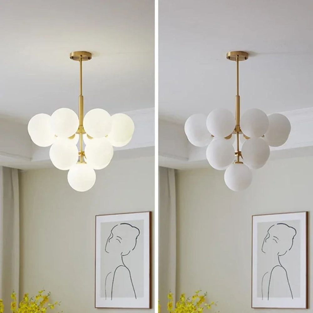 Palline di vetro del lampadario nordico