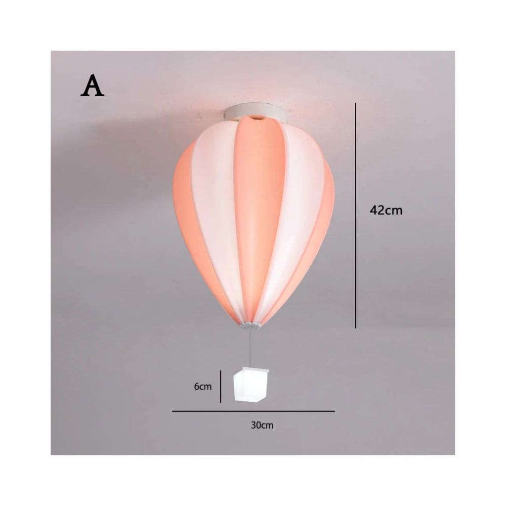 Lampada del soffitto bambino - mongolfiera colorata