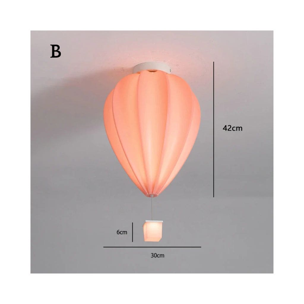 Lampada del soffitto bambino - mongolfiera colorata