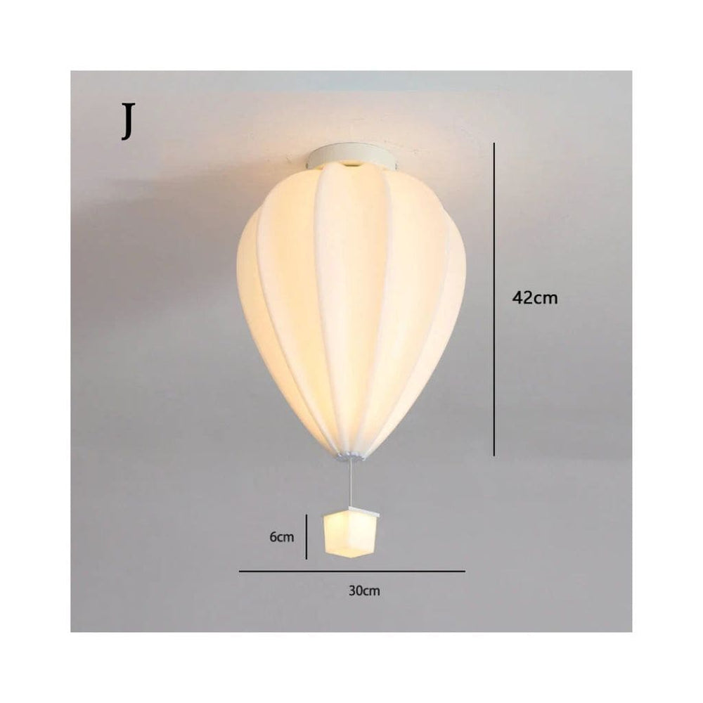 Lampada del soffitto bambino - mongolfiera colorata