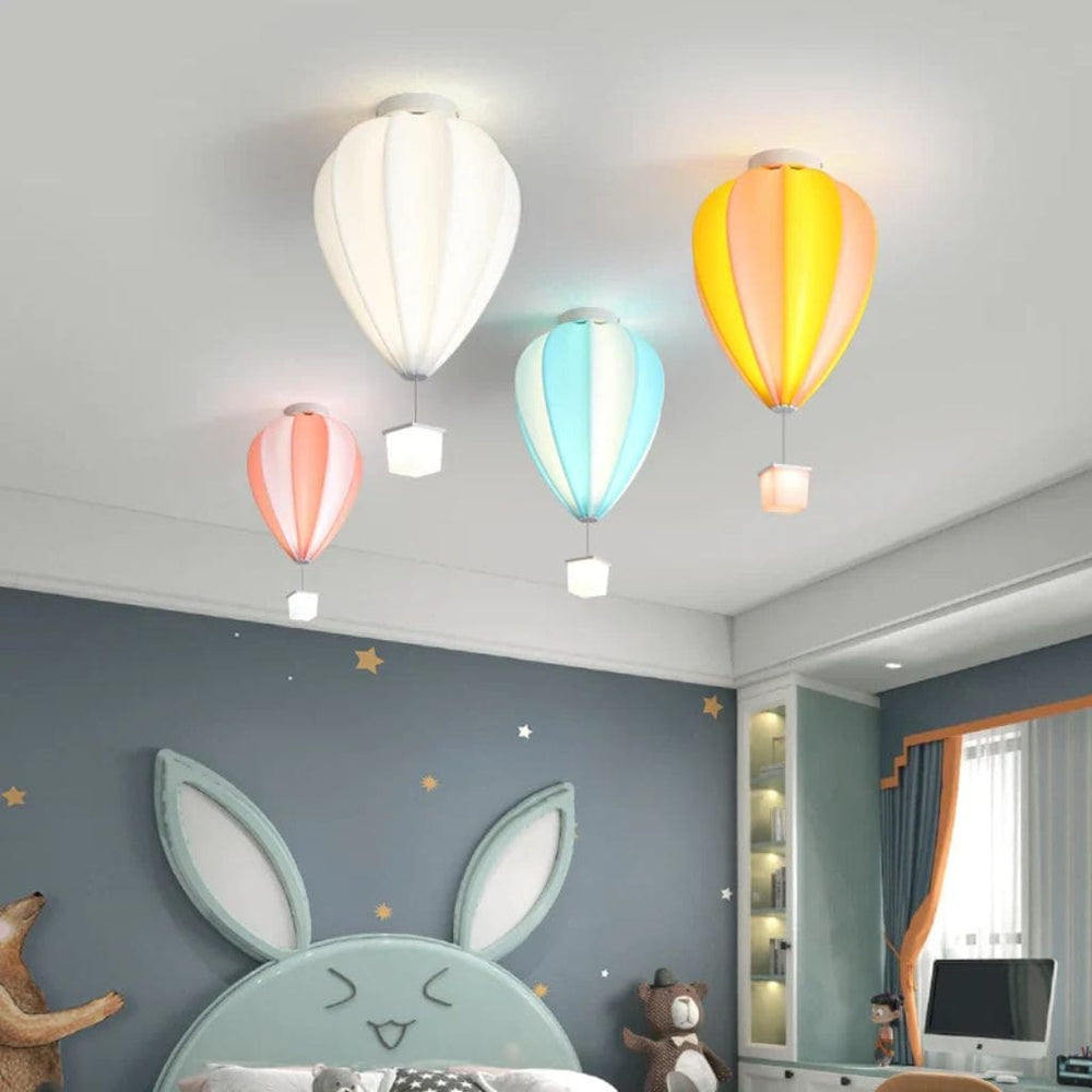 Lampada del soffitto bambino - mongolfiera colorata