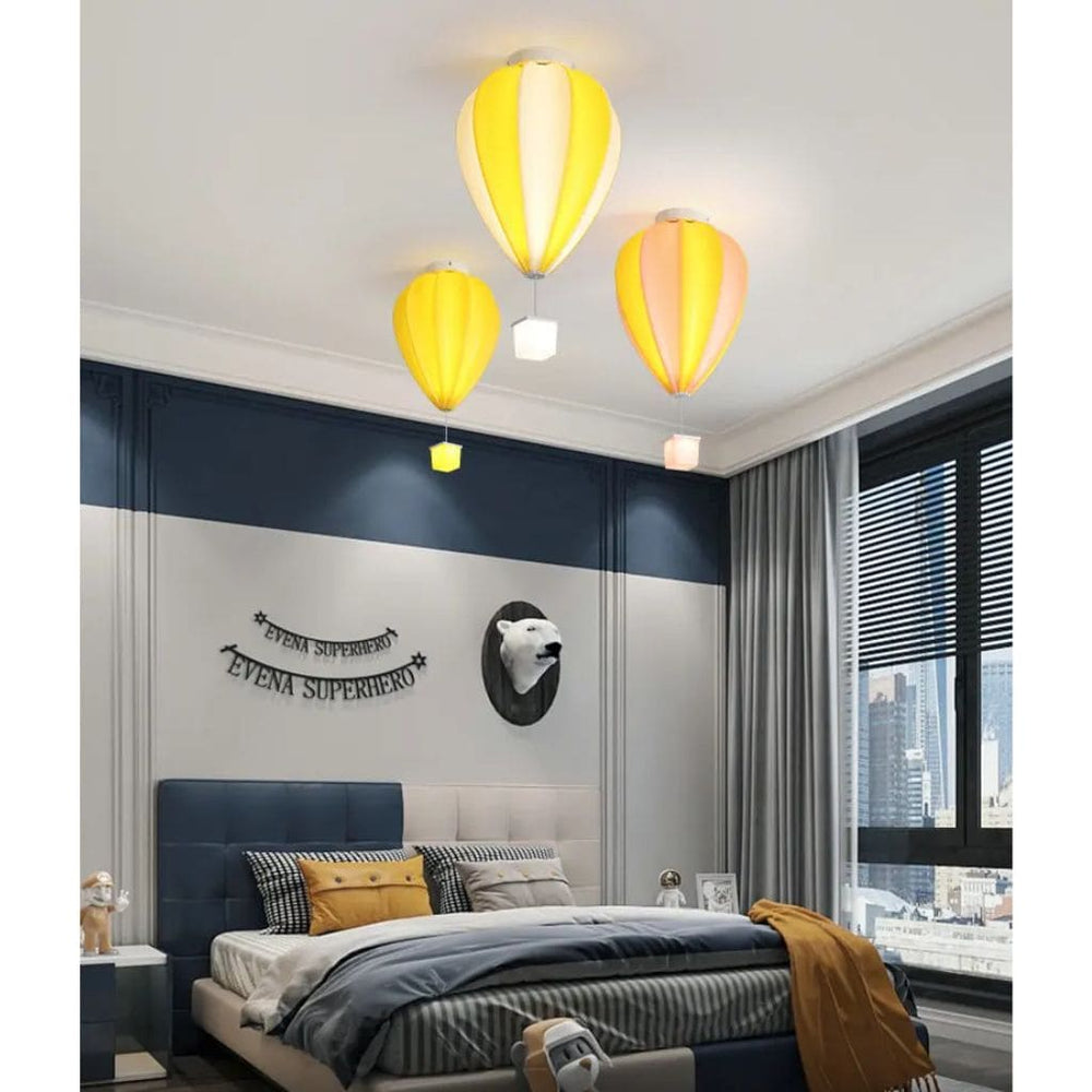 Lampada del soffitto bambino - mongolfiera colorata