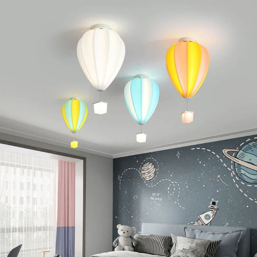 Lampada del soffitto bambino - mongolfiera colorata