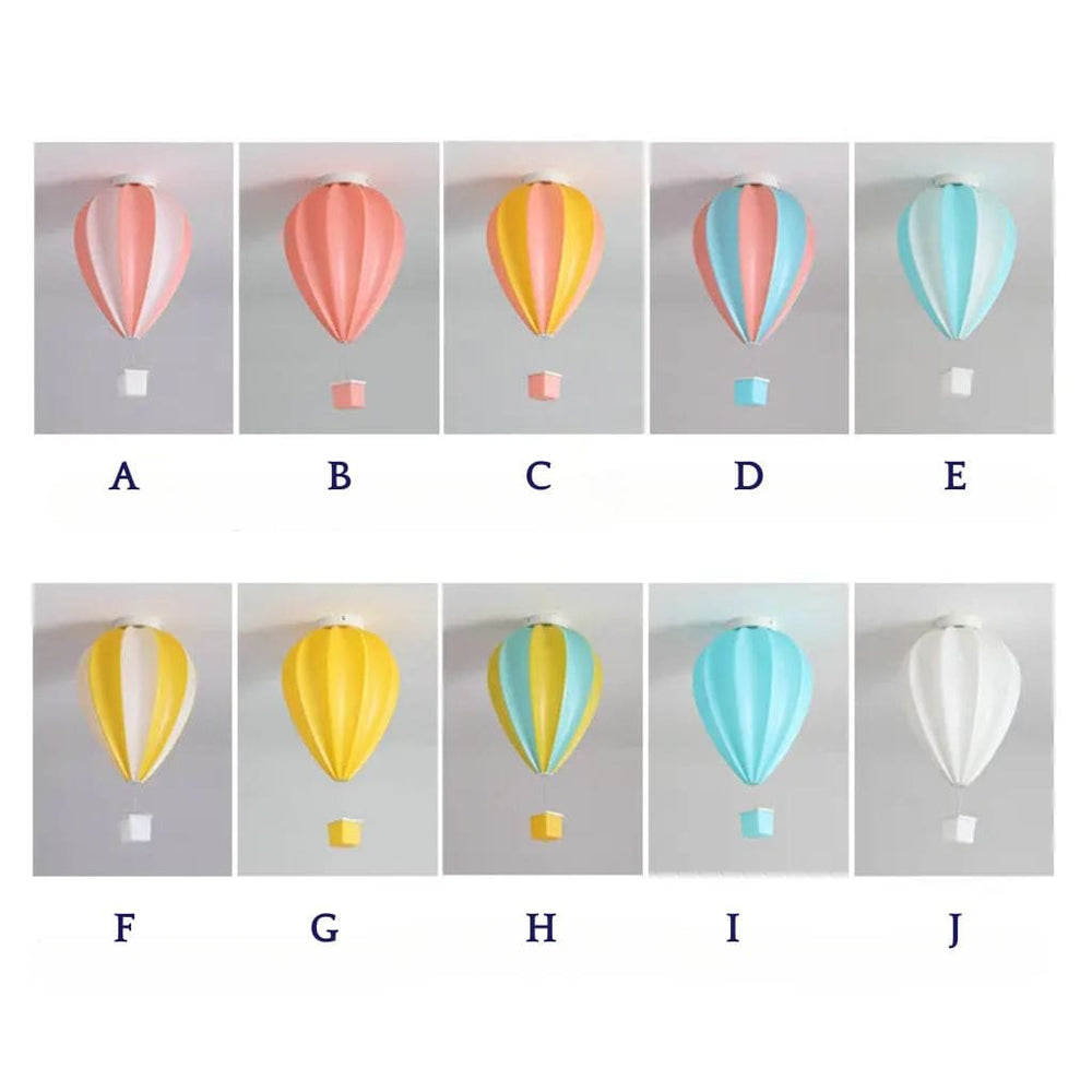 Lampada del soffitto bambino - mongolfiera colorata