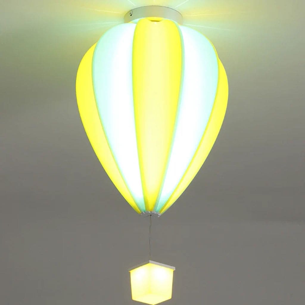 Lampada del soffitto bambino - mongolfiera colorata