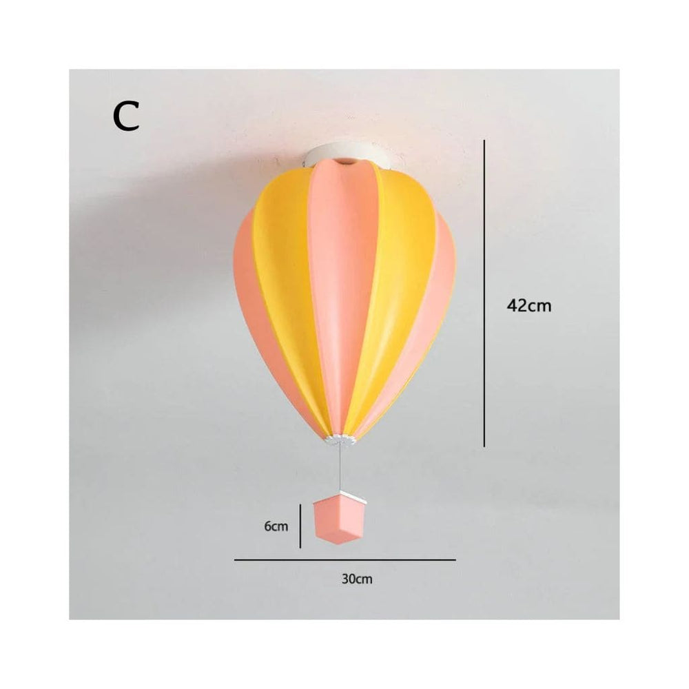 Lampada del soffitto bambino - mongolfiera colorata