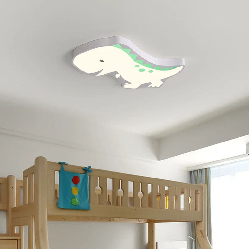 Lampada da soffitto per bambini con dinosauro