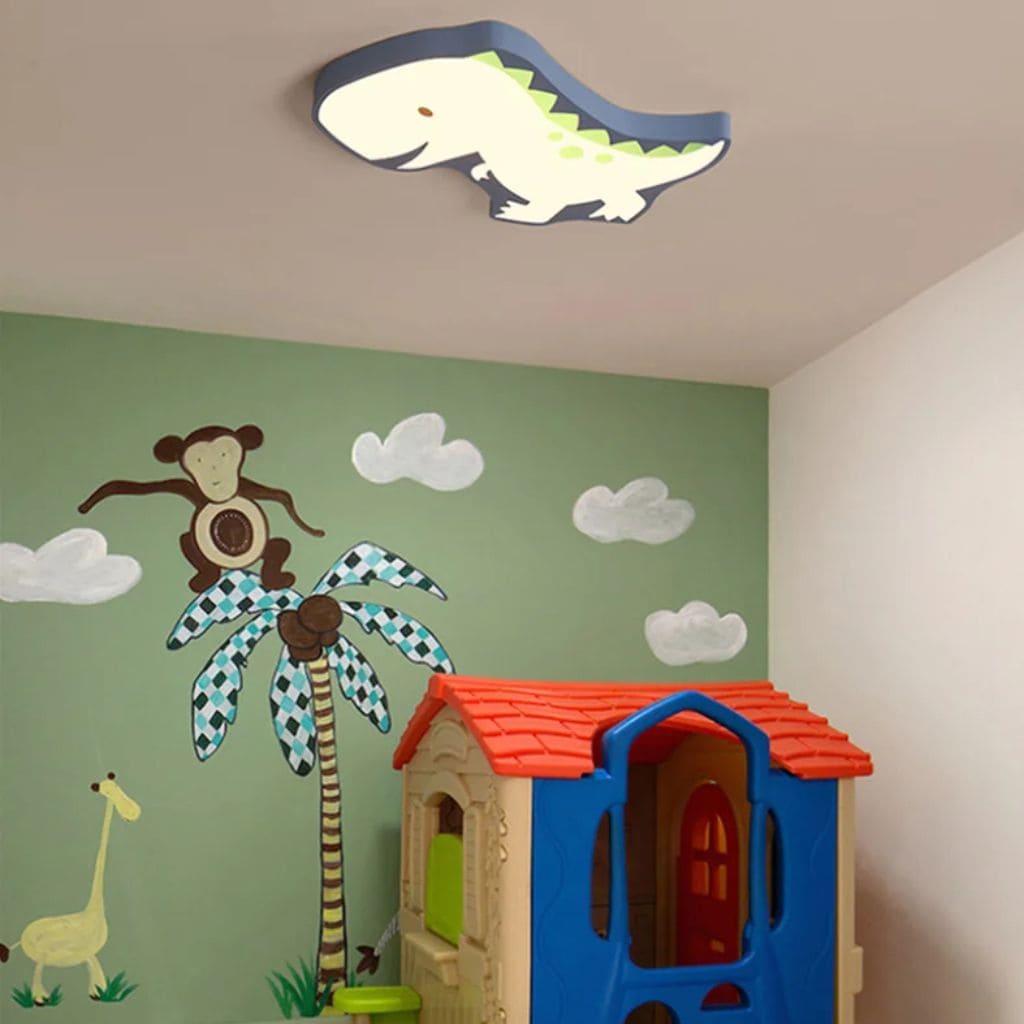 Lampada da soffitto per bambini con dinosauro