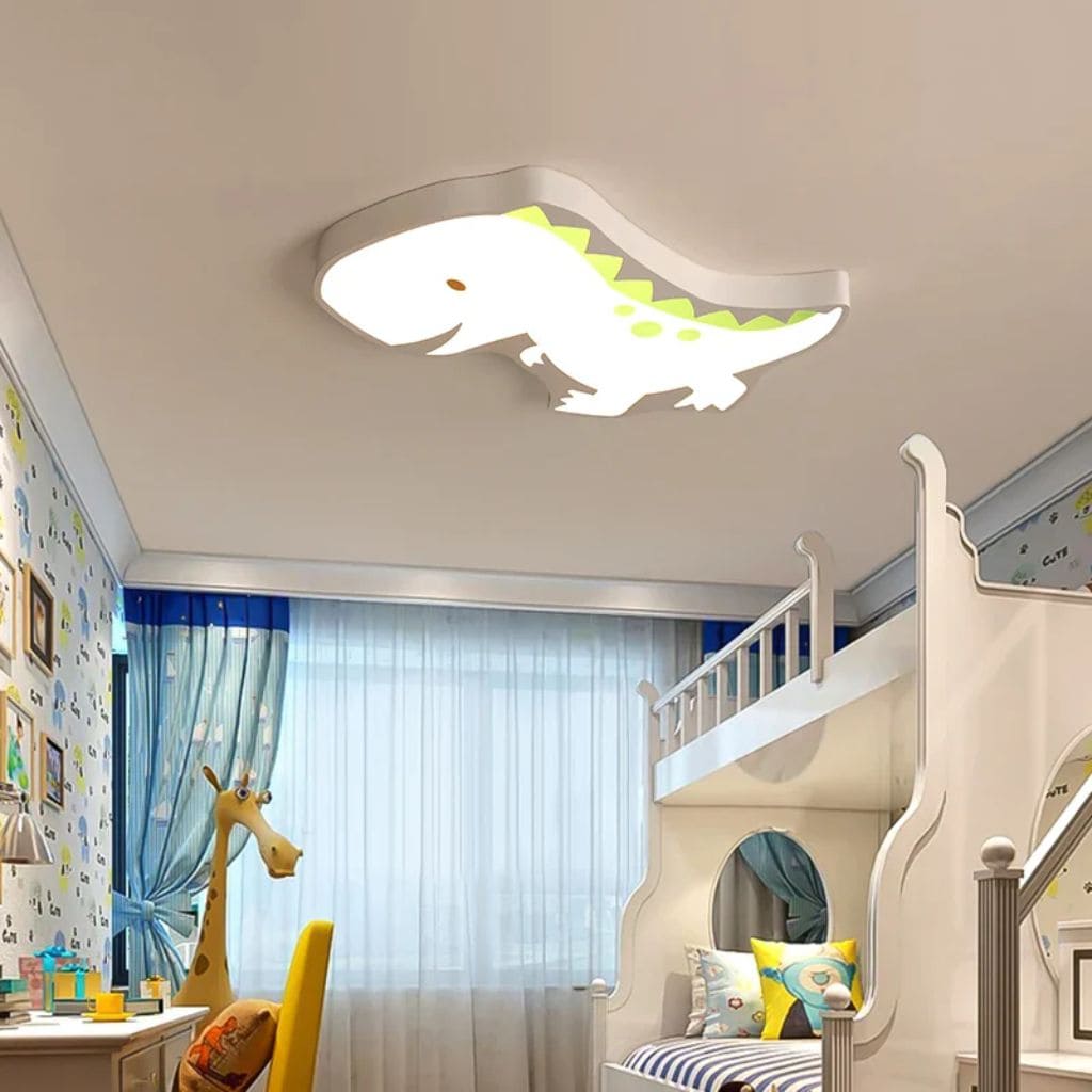 Lampada da soffitto per bambini con dinosauro