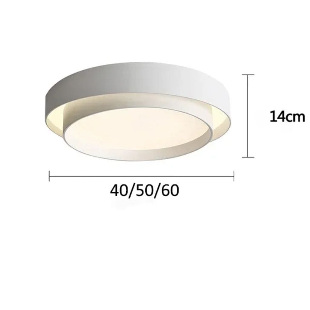 Plafoniera LED dal design elegante