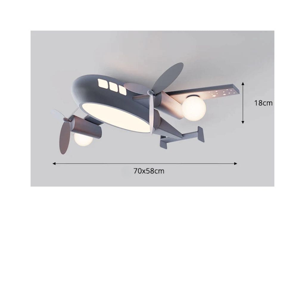 Lampada del soffitto a LED Modello di piano creativo