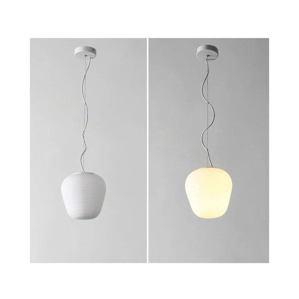 Sospensione Foscarini in vetro bianco latteo