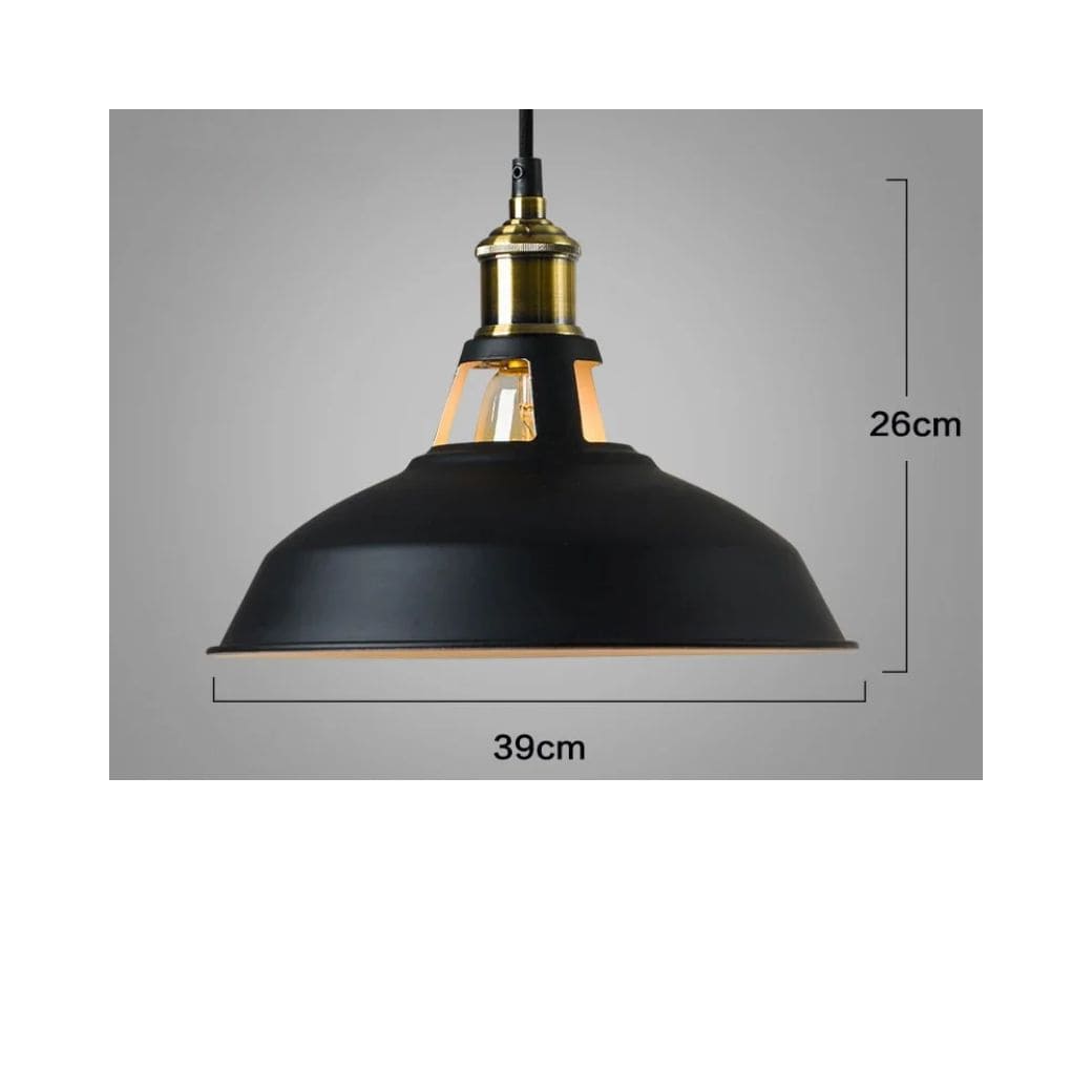 Lampada a sospensione a LED in stile industriale vintage