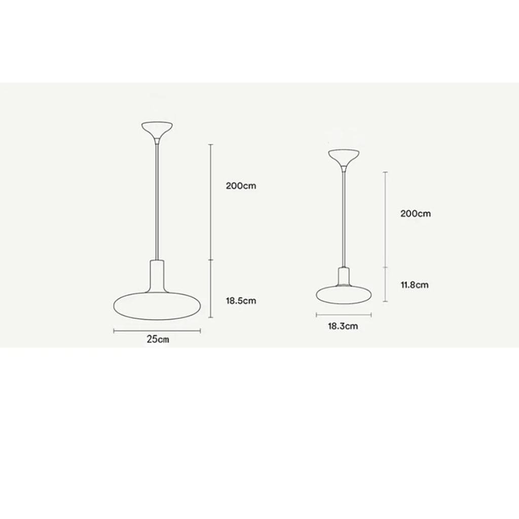 Sospensione minimalista elegante e senza tempo