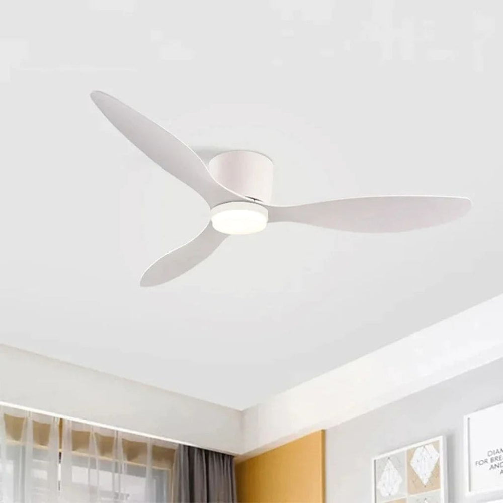 Ventilatore a soffitto moderno a led